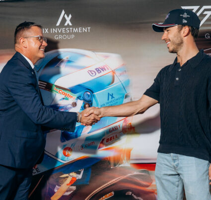 AIX Investment Group Recognized by Bloomberg Among Pierre Gasly’s Global Partners